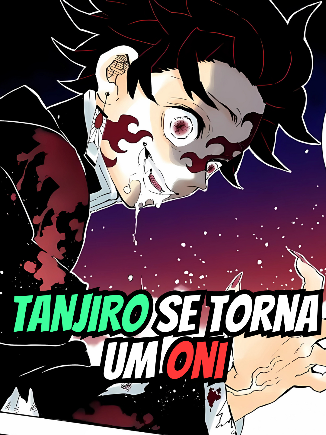 TANJIRO se torna um ONI 🤯 #tanjiro #demonslayer #kimetsunoyaiba #quadrinhos #fy
