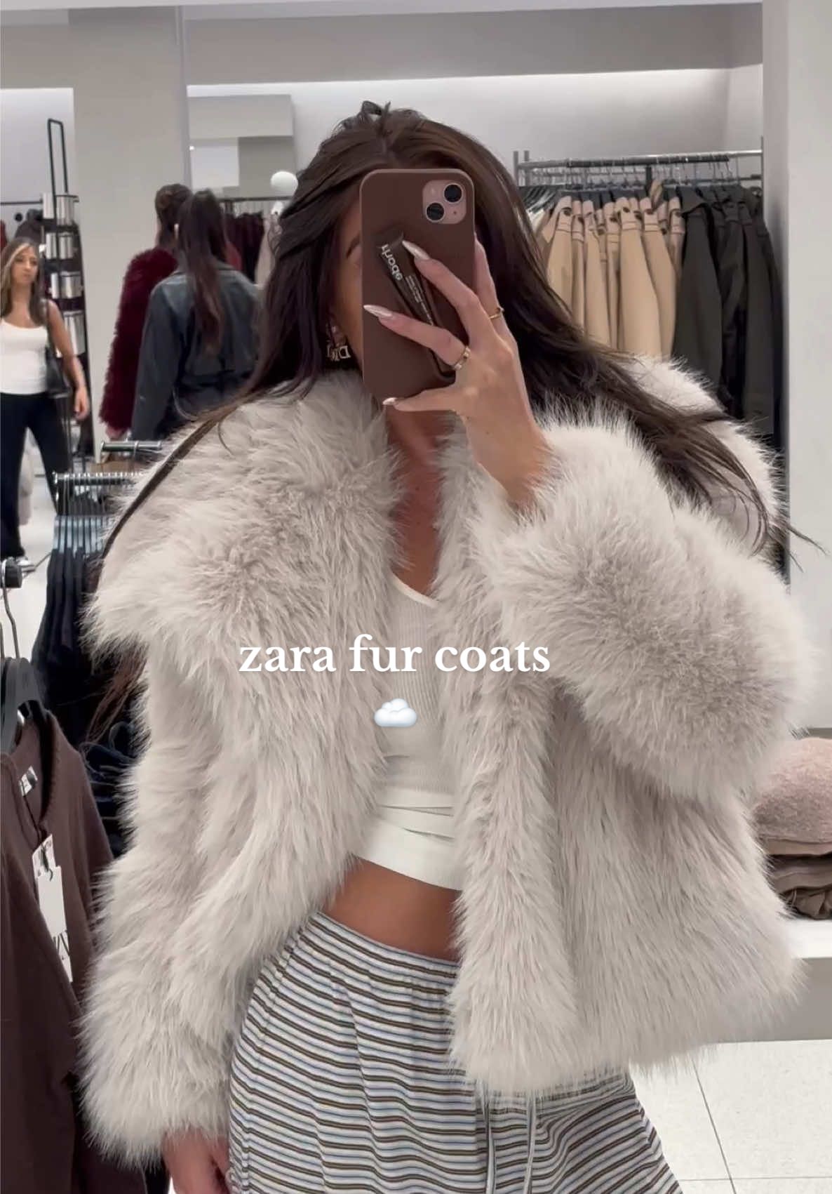 zara fur coat🤌🏼 #zara #zaranewin #zarahaul #furcoat #autumnoutfits 