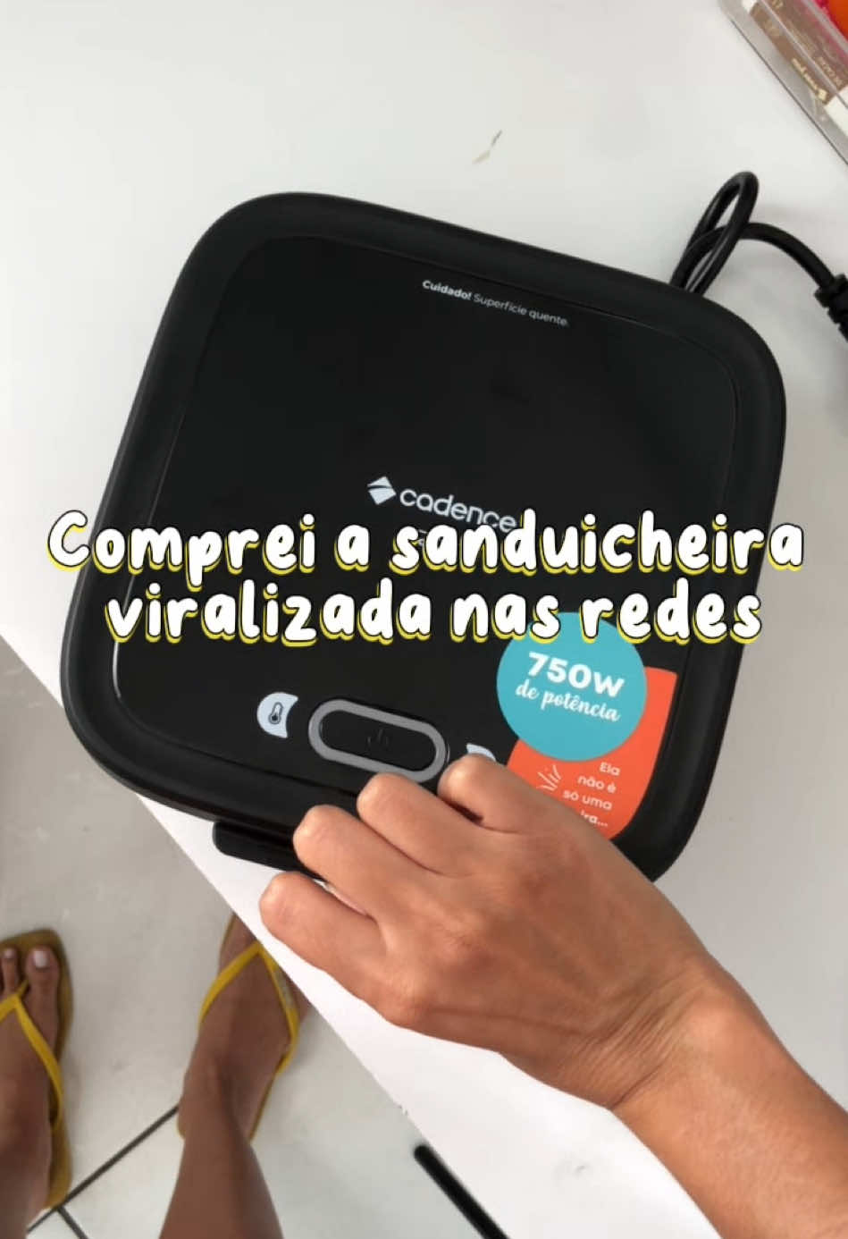 Sanduicheira 2 em 1 da cadence, você consegue preparar uma refeição inteira com ela. Amei demais 🥹🤌🏻 #enxovaldecasanova #enxovaldecasamento #comprinhasshopee #achadinhoshopee 