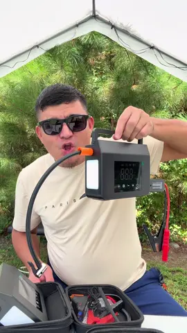 ##Restock #Sale  • FallFreshness (Hieha Portable Car Jump Starter with Air Compressor, 4000A Car Battery Jump Starter (ALL Gas/7.0L Diesel) with 150PSI Tire Inflator, 12V Car Battery Jump Power,15000mAh Power Bank With LED Light #TikTokShopRestock #fallfreshness 