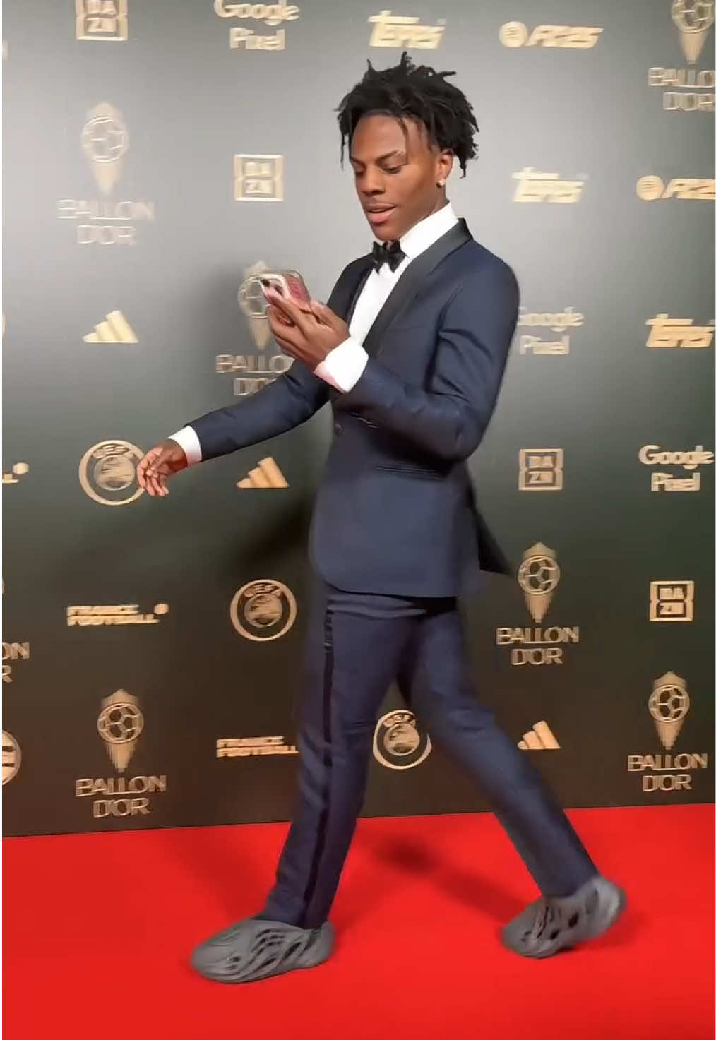 @IShowSpeed arrived in the Ballon D’or🔮 and meets Lamine Yamal #ballondor #paris #ishowspeed #2025 #fyp 