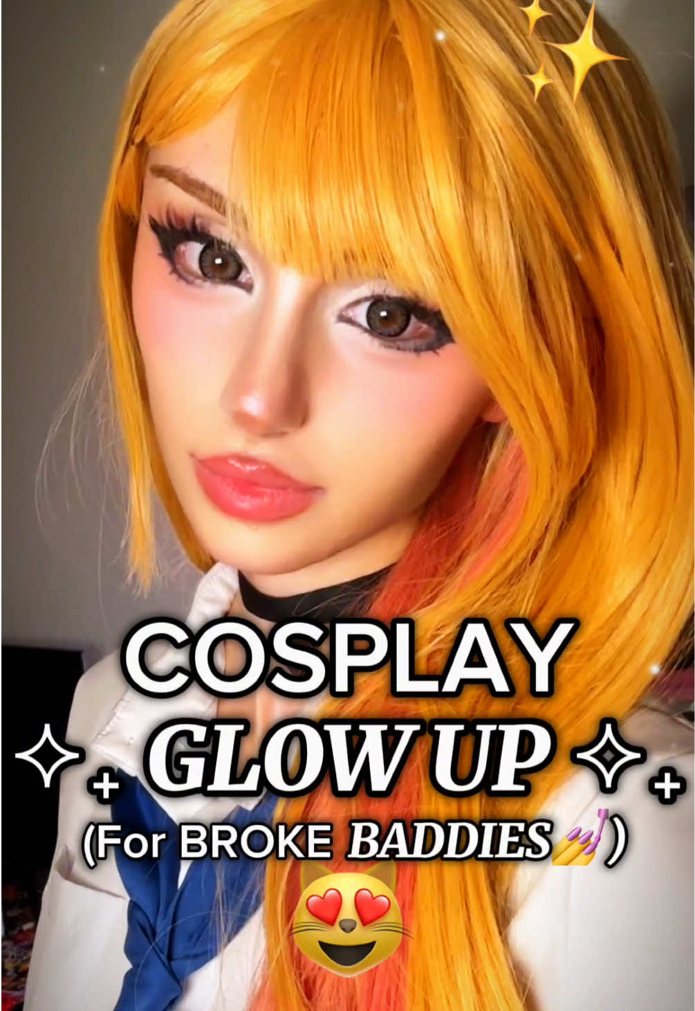 COSPLAY MAKEUP for BROKE BADDIES 💰💅 (GLOW UP on a BUDGET✨) #cosplay #affordable #GlowUp #makeup #cheap 