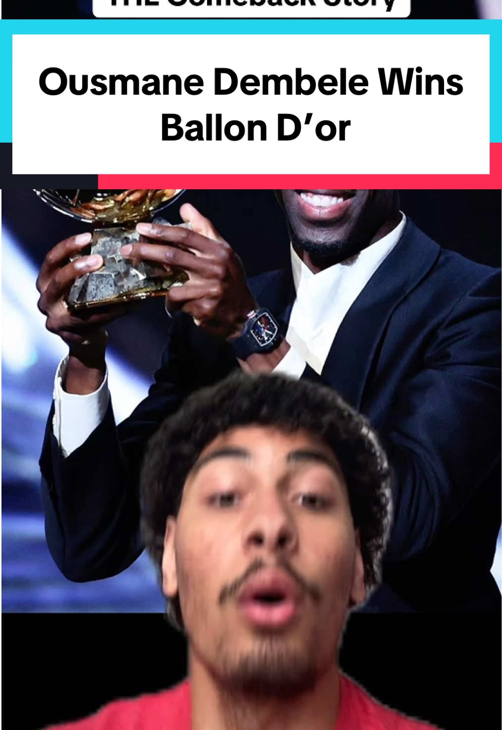 LETS GOOOO #ousmanedembele #ballondor #footballtiktok #lamineyamal #mbappe 