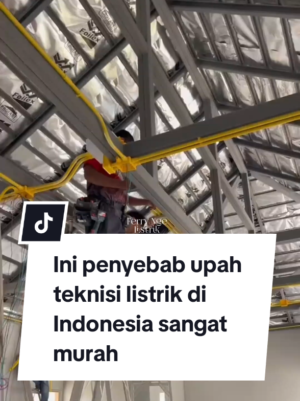 Ini penyebab upah teknisi listrik di Indonesia sangat murah 