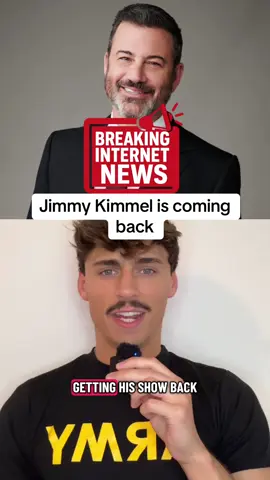 Jimmy Kimmel is coming back #jimmykimmel #foryou #abc 