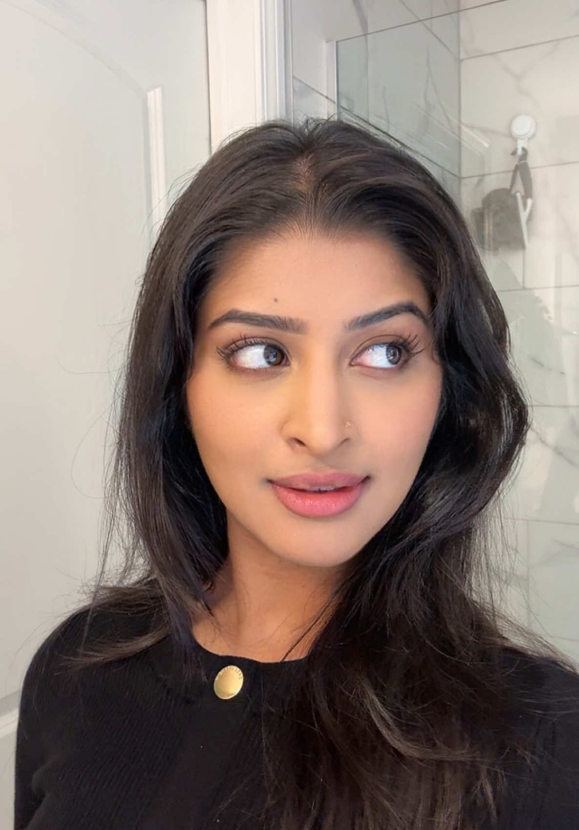 THE LENGTH?! My new favorite mascara 💕 @SHEGLAM #SHEGLAM #SHEGLAMMascara #SHEGLAMeyeson #SHEGLAMLashLighter #makeup