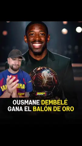 Dembele es el nuevo Balón de Oro #tiktokfootballacademy #fcbarcelona #ballondor 