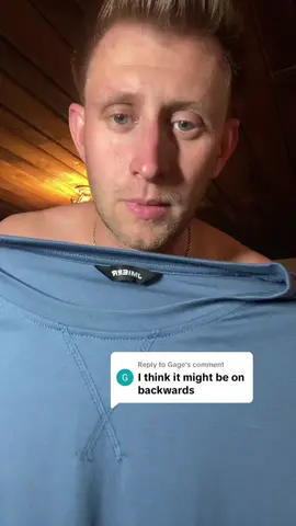 Replying to @Gage definitely on backwards 