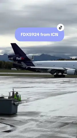 FedEx flight 5924 from ICN #md11 #fedex #anc #aviation #planespotting 