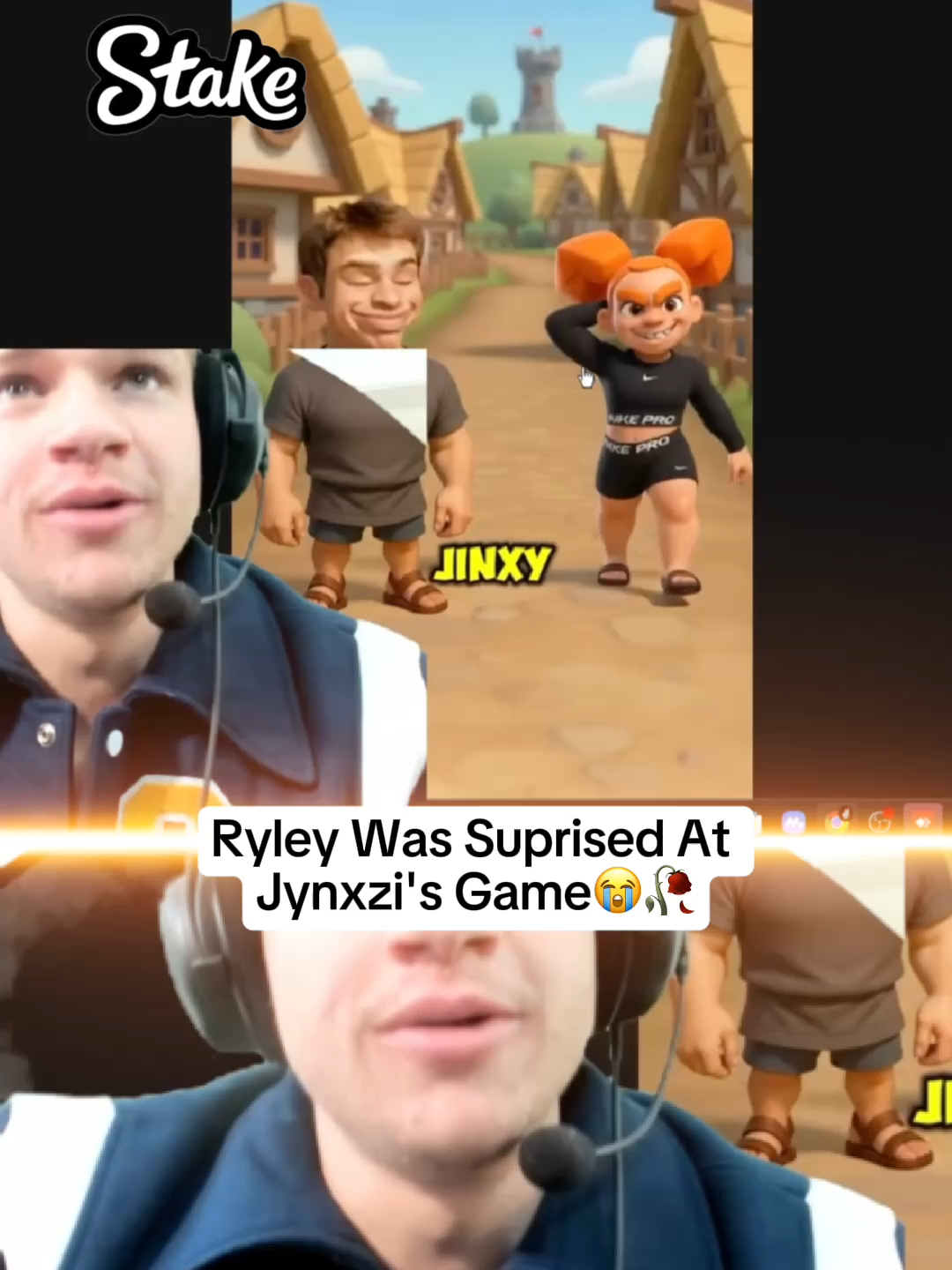 Ryley Was Suprised At Jynxzi's Game😭🥀 #jynxzi #jynxziclips #jynxzirage #jynxzifunnymoments #viralvideos #fyp #clashroyale @jynxziontwitch