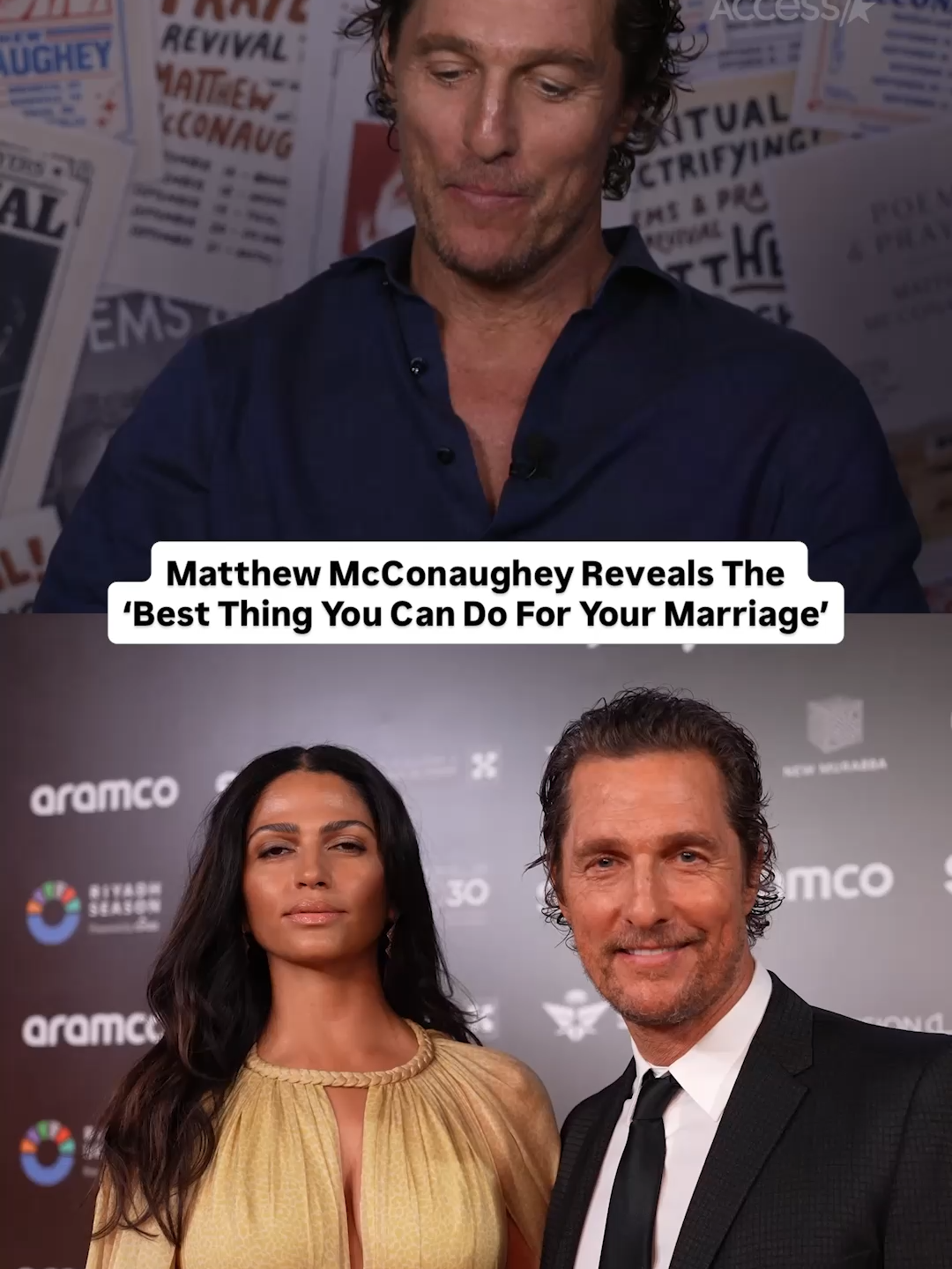 #MatthewMcConaughey is sharing this piece of advice for marriage 🛌