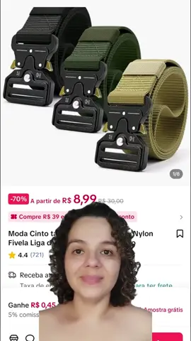 Força, estilo e resistência em um só cinto 👊🔥 #CintoTático #PromoTikTok#Masculino #paravocê   #Utilidades 