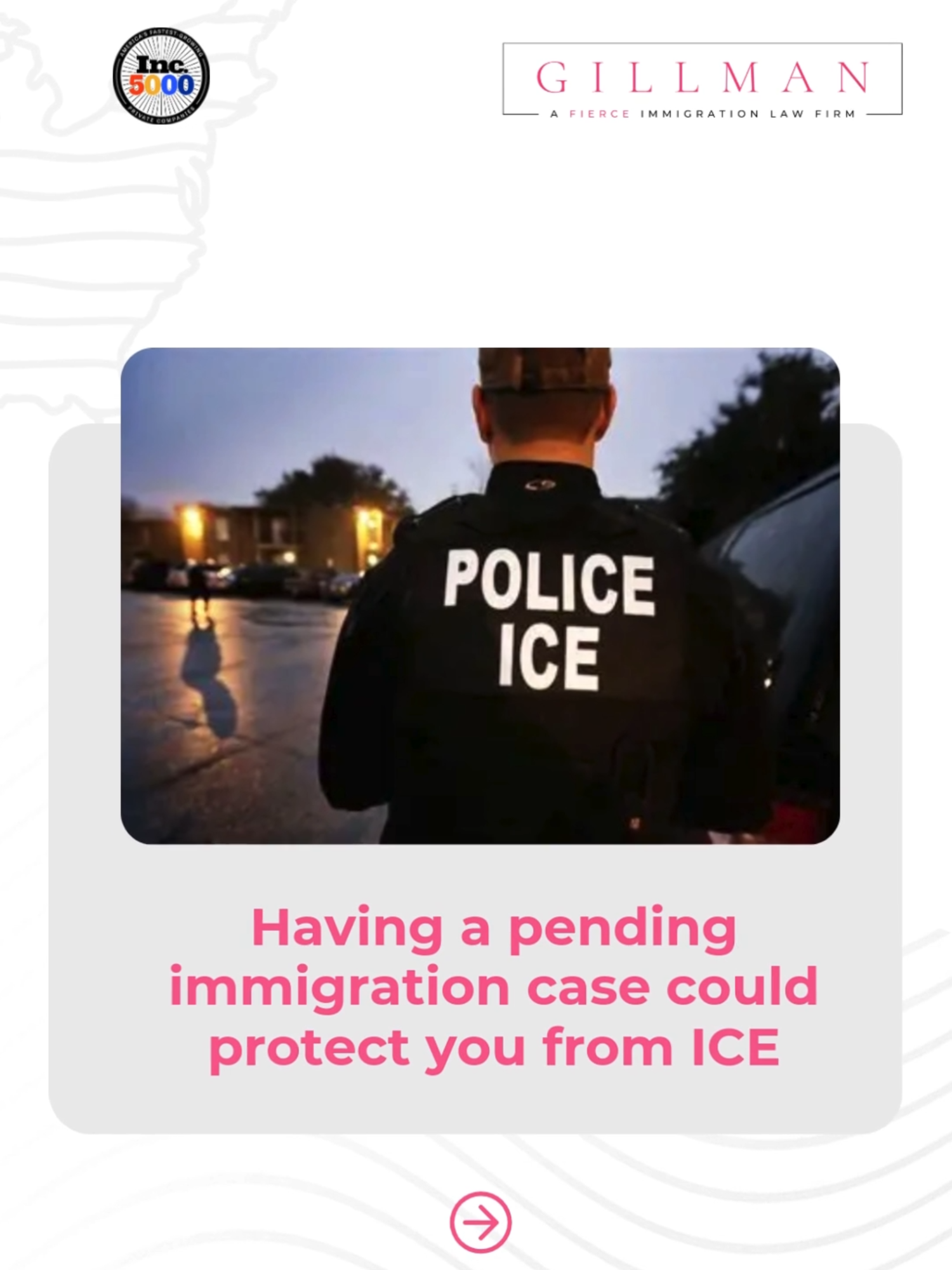 Pending immigration case? It could protect you from ICE! 🚨 Discover how filing applications grants legal presence and how prosecutorial discretion can allow you to remain in the U.S. during processing. Expert legal guidance is essential for the best results. #kikigillman #gillmanimmigration #immigration #immigrationconsultant #immigrationlaw #citizenship #greencards #immigrationattorney #immigrationnews