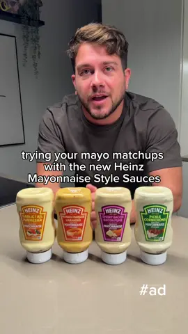 I tried your wildest mayo combos with @Heinz Canada new Mayonnaise Style sauces… and was it slightly chaotic? Yes. Delicious? Also yes. Which flavour are YOU trying first? 👀 