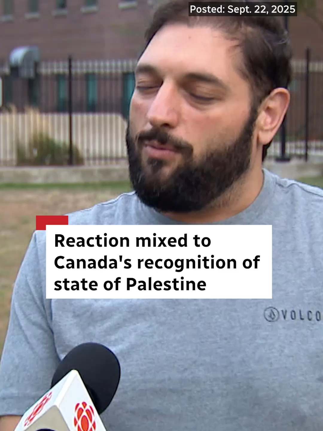 Members of Toronto's Palestinian and Jewish communities are reacting with mixed feelings after Canada officially recognized the state of Palestine Sunday.