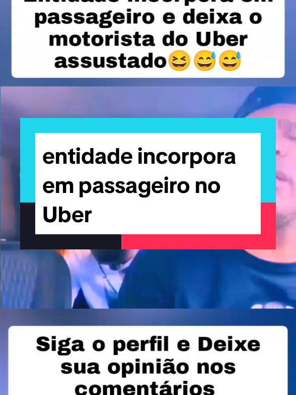 entidade incorpora em passageiro no Uber 