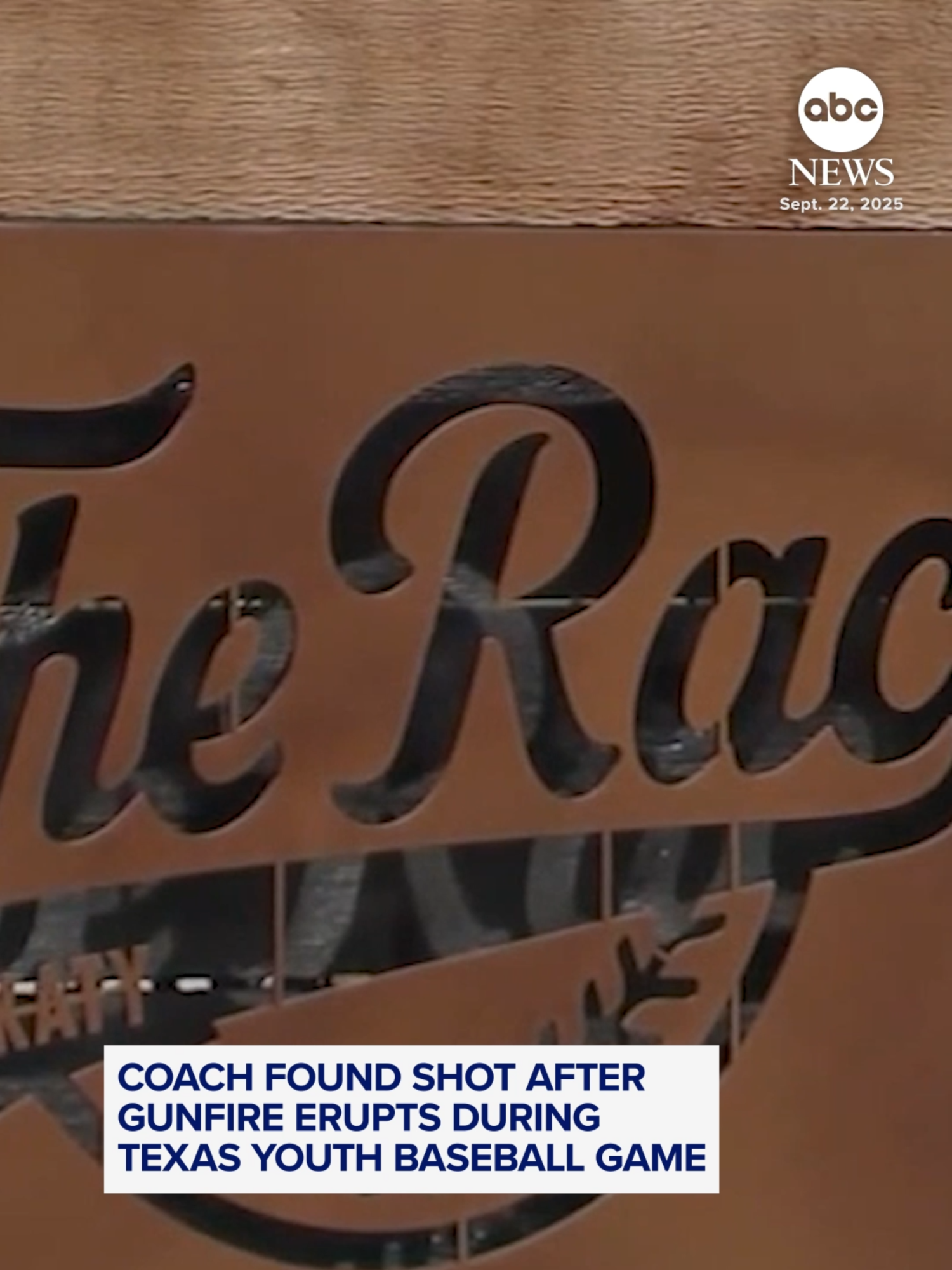 A coach was shot at a youth baseball game in Texas when people nearby were taking target practice and fired into the field, authorities said. The sheriff's office found the 27-year-old coach shot in the shoulder at The Rac baseball complex in Katy when they responded to multiple firearms complaints around 10 a.m. Sunday, according to authorities. The coach was airlifted to a nearby hospital and has since been released, officials said. His exact condition is unclear. #texas #news #abcnews