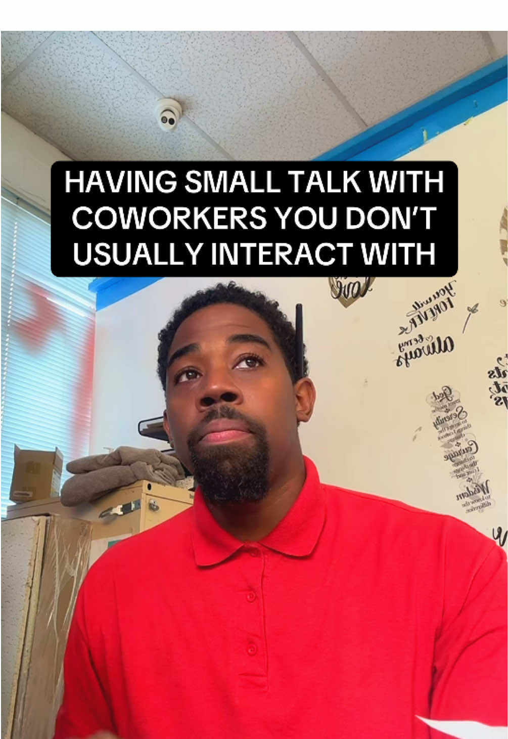 I hate small talk 😂😂😂 #smalltalk #coworkers 