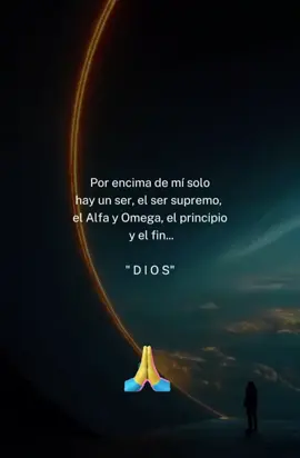 🙏✨ Dios es el principio y el fin… quien lo cree, confía sin temor ❤️ #Dios #FeEnAcción #ReflexiónDiaria #Motivación #ParaTi 