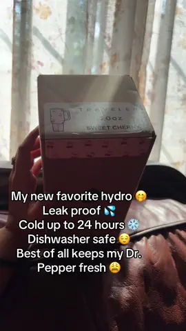My cutest hydro 🙂‍↔️❤️ keeps my addiction to Dr Pepper fresh ❄️