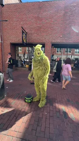 #grinch #salemma #streetperformer #busker #cosplay 