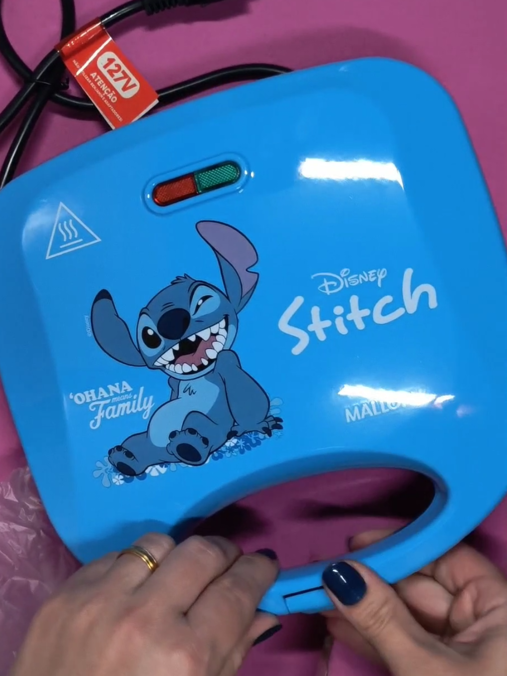 Sanduicheira Stitch Mallory  #disney #liloandstitch #stitch #fyp #mallory 