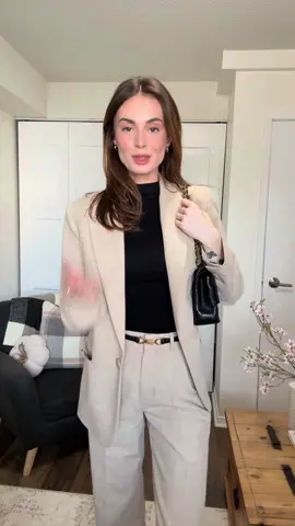 obsessing over power suits & fall fashion🤎 #fyp #fashion #outfit #outfitideas #style #styleinspo #autumn #officelife  @Aritzia @ZARA #ZeroCollective 
