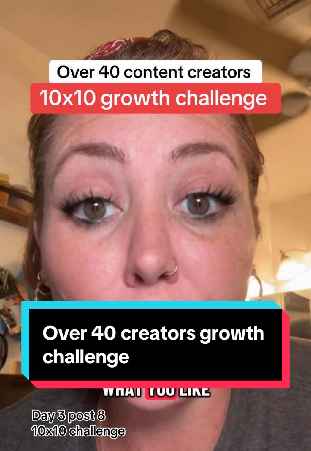 Creators over 40 join me on this 10x10 challenge!  #creatorsover40 #consistencyiskey #over40creators 