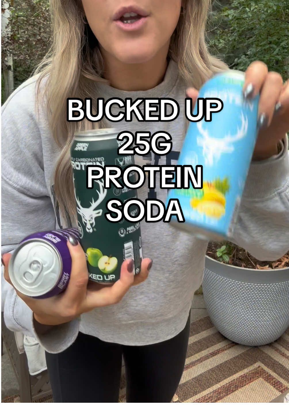 One of my secret weapons when I was cutting calories but still had protein goals 💪🏽 #buckedup #proteingoals #proteinsoda #proteinhack #clearprotein 