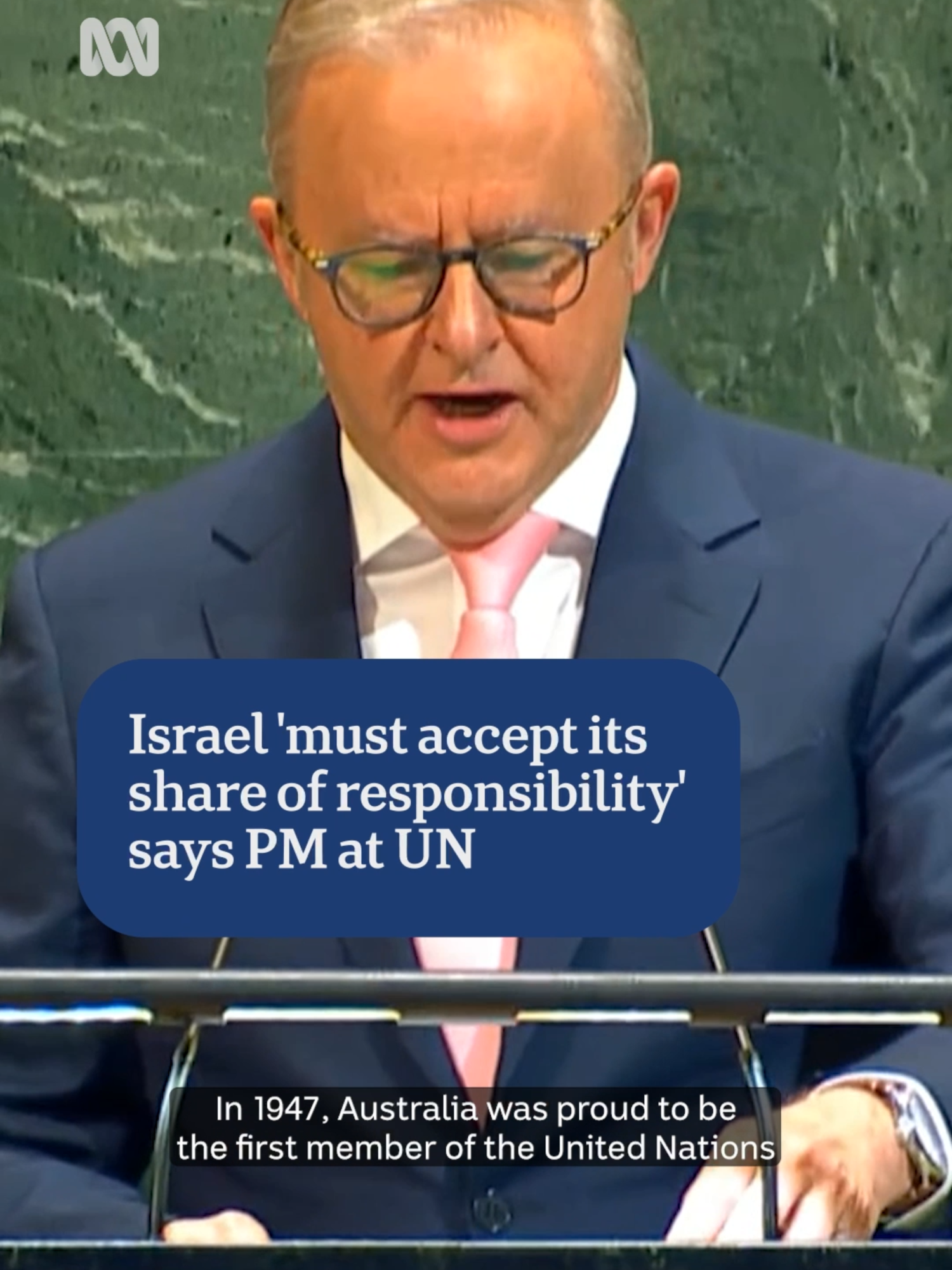 Prime Minister Anthony Albanese says Israel 