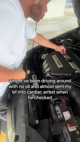 to be fair i just got an oil change a month ago but theres a bad leak😭 #justagirl 