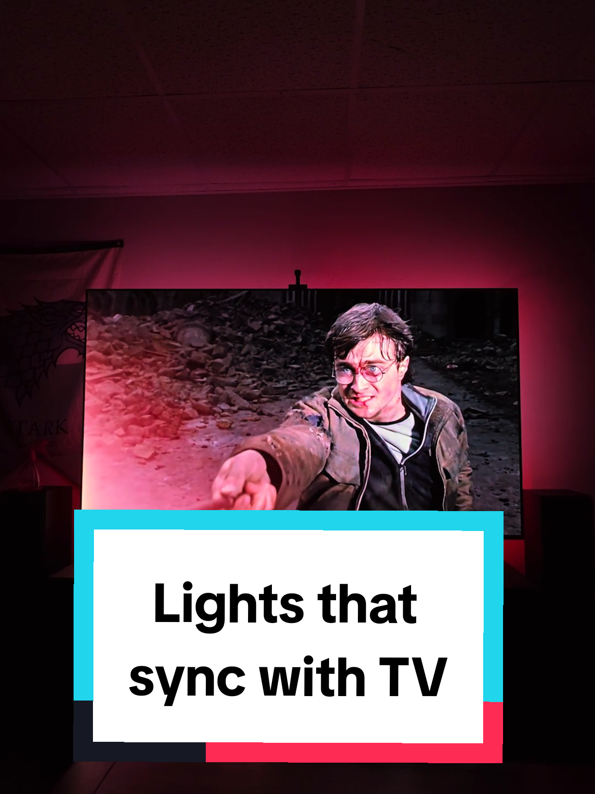 These TV backlights from AuraLabs are incredible! These lights for the back of your TV sync with what you're watching and even has modes for music, gaming and more!