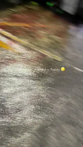 supposed to leave Baguio yesterday, but we’re advised na canceled na ang mga byahe due to heavy rain and landslide along Marcos Highway. keep safe y’all!! literal na binagyo sa Baguio. 🥲#fyppppppppppppppppppppppp #baguio #baguioweather #typhoon 