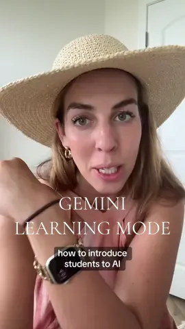 Here’s how I would introduce students to AI in a safe and practical way using Gemini’s Learning Mode to personalize lessons build AI literacy and keep the focus on critical thinking. #GeminiAI #LearningMode #AIinEducation #TeacherTok #EdTechTips