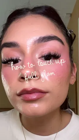 how i touch up my full glam after 8 hours of wearing it to bring my skin BACK TO LIFE 🙂‍↕️✨🧚🏼‍♀️🩷 1) blot any oil off your face 2) blend any creases or areas where your makeup wore off with your concealer brush @BK Beauty Brushes  3) set your face with a loose powder @Laura Mercier + @Morphe Cosmetics powder brush 4) @hudabeautyshop cherry blossom cake powder to re-bake my oily areas 5) reapply powder products - @Haus Labs powder blush & highlight + @Shop MAKE Beauty powder bronzer 6) use a finishing powder to give a soft glow to the skin i love the morphe cloud light !!!