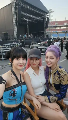 Huntrix Live-action selfie shoot 케이팝 데몬 헌터스 헌트릭스 실사화 셀카 촬영 #kpopdemonhunters #kpop