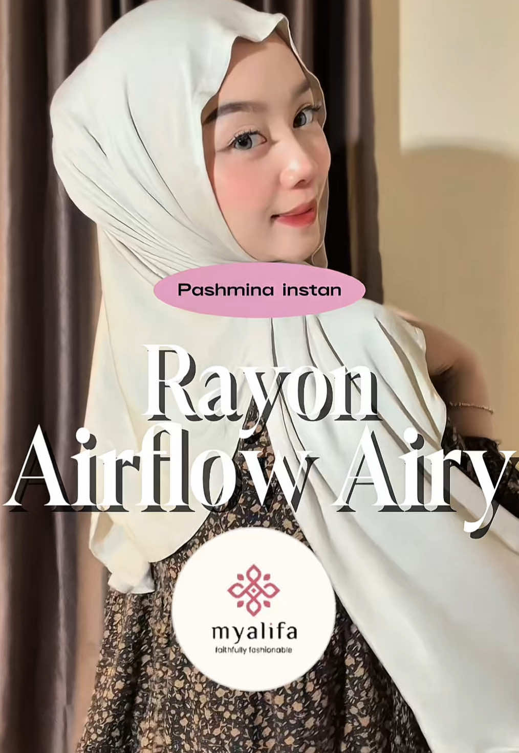 Pashmina praktis bgt 😍🤌🏻 @Myalifa Hijab #pashminainstan #pashminaairflow #pashminainner #hijabinstan 