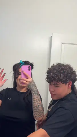 Love having my short hair and extensions too