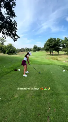 fall golf is the best golf. #golf #golfgirl #golftok #womensgolf #countryclub 