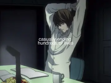 most chalant nonchalant guy to exist #lightyagami #deathnote #lightyagamiedit (practice edit yo) 