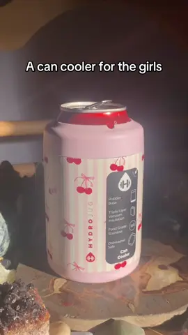 A can cooler for the girls 🍒💗 THANK YOU @HYDROJUG  #hydrojug #cancooler #forthegirls #freesample #trending 