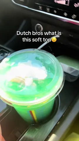 @Dutch Bros Coffee we love you Dutch bros but this soft top is so silly #dutchbros #dutchbrosdrinks #dutchbroscoffee 