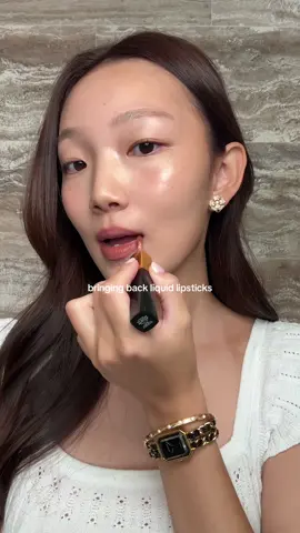 normalize lippies being transfer-proof again! @chanel.beauty wearing “le rouge duo ultra tenue in 188 caramel beige”🤍 #welovecoco #CHANELpartner 