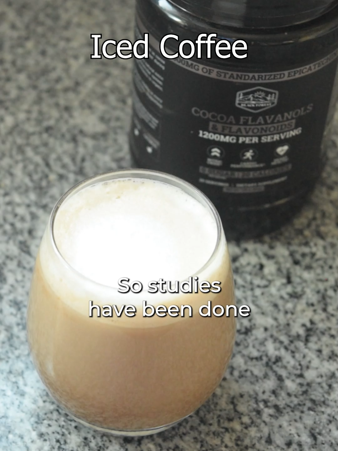 supercharged iced coffee to boost stem cells #holistic #Lifestyle #cacao #cocoa #chocolate #stemcells #doctorsoftiktok #medicallyexplained #medicallyapproved