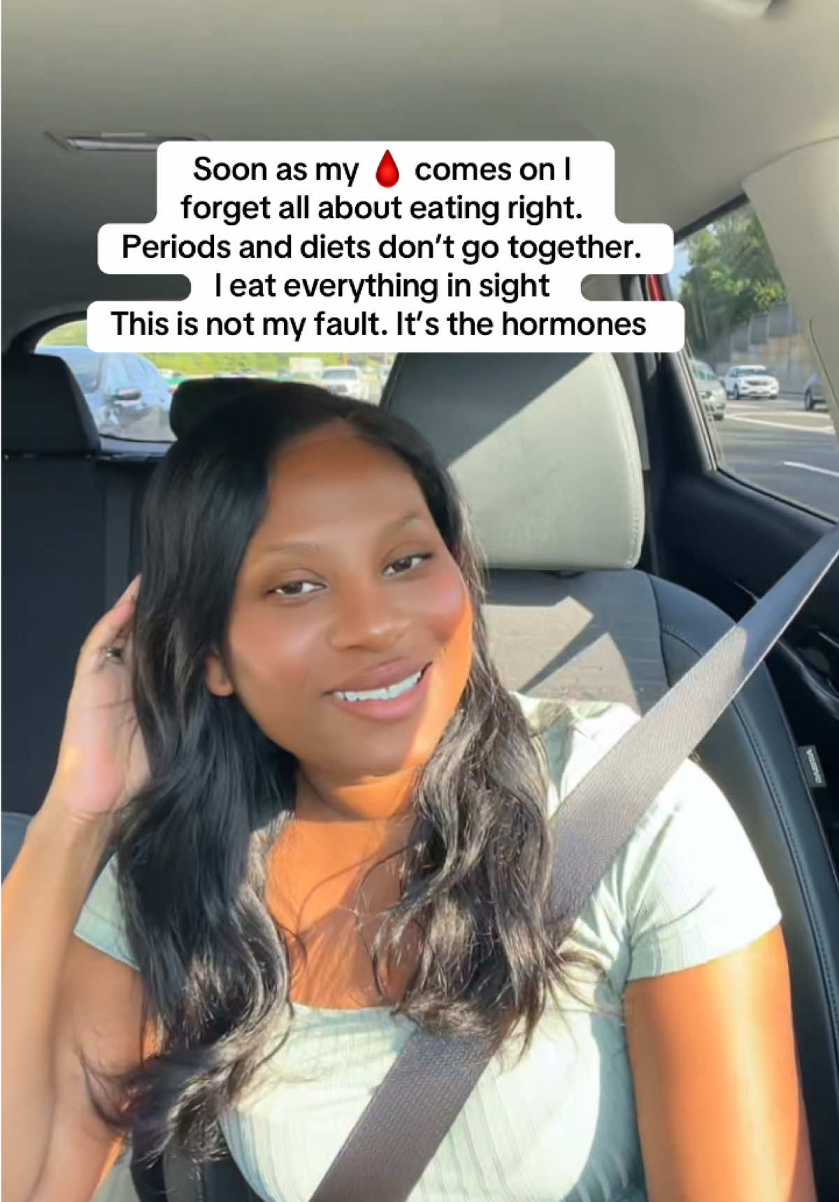 It’s not my fault, it’s the hormones. 🤷🏾‍♀️#womenshealth #periods #women #diet 