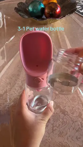 3 in 1 pet water bottle #petmusthaves #clickmylink #petaccessories #petwaterbottle #CerealCerdik 