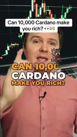 If ADA ever hits $10, a few grand today could turn into $100k. Plus staking rewards could pay back your initial investment in a year. Not financial advice, just something to think about. #Cardano #Crypto #ADA #Investing #capcut 