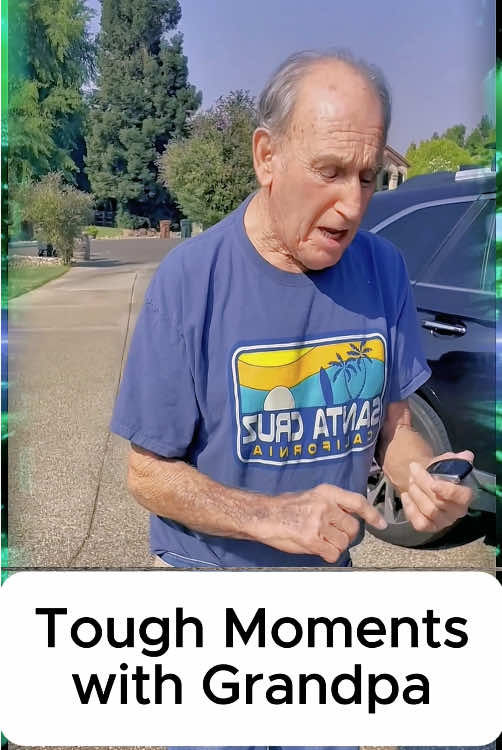 Grandpa was really upset. It was not easy at all #grandpa #grandfather #dementia #caregiver #fatherandson 