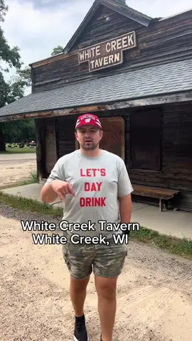 Never expected what we walked into at White Creek Tavern #wisconsin #travelwisconsin #drinkwisconsinbly #divebars #wisconsinclothingcompany 