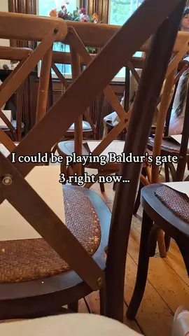 but no im at a wedding 🙄  #fyp #baldursgate3 #dnd #wedding 